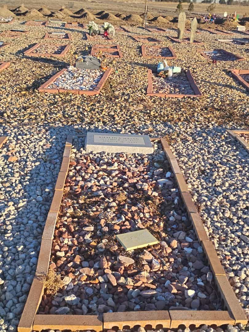Khaldya Hasan's grave. Photo 2