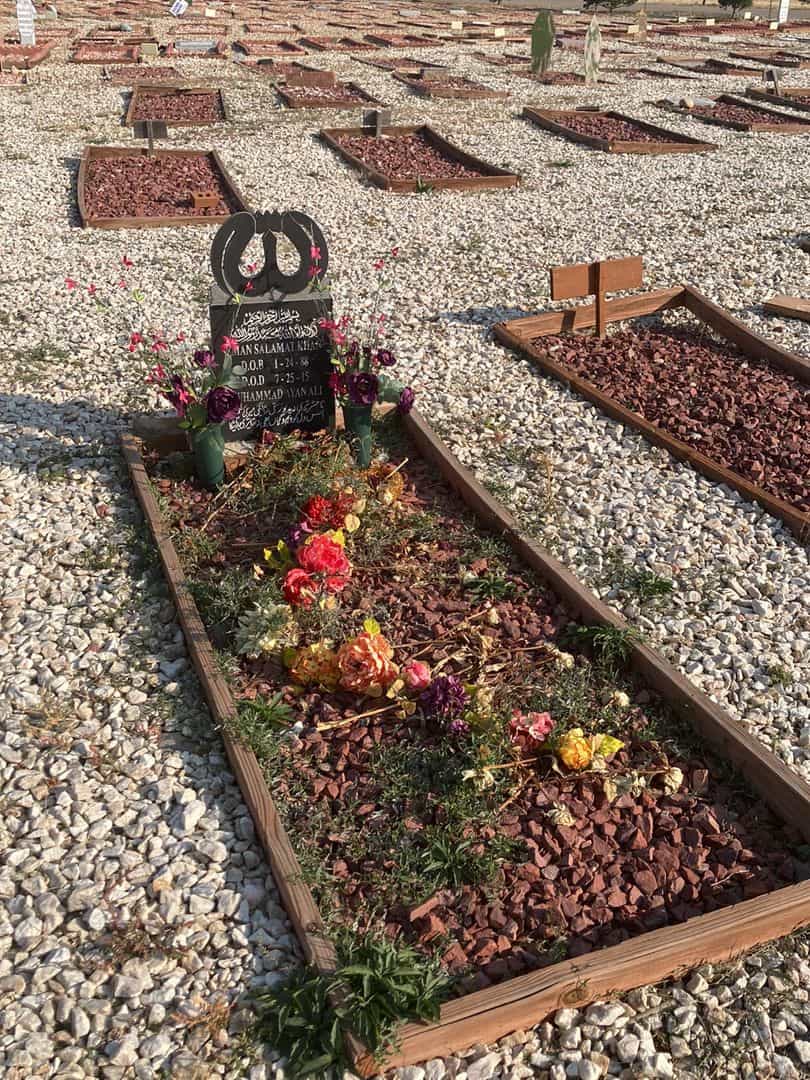 Eman Salamat Khan's grave. Photo 2