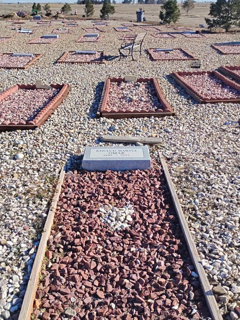 Khulud Mawiye Omar's grave. Photo 2