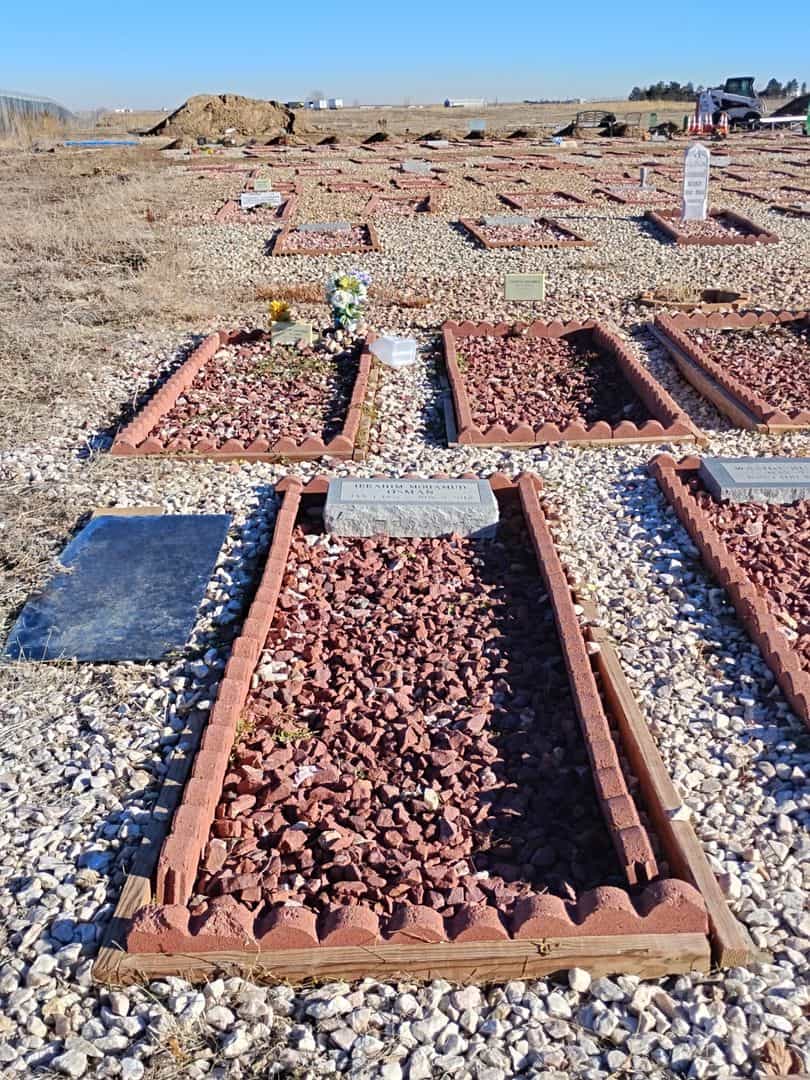 Ibrahim Mohamud Osman's grave. Photo 2
