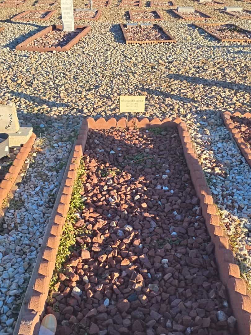Abdiqadir Aday's grave. Photo 2