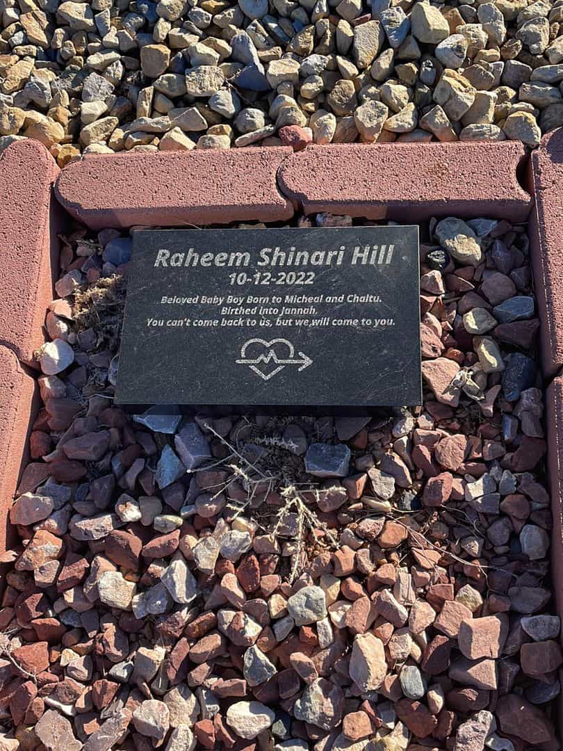 Raheem Shinari Hill's grave. Photo 1