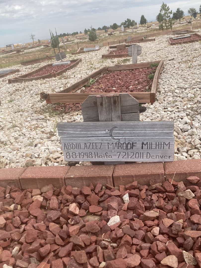 Abdulazeez Maroof Milhim's grave. Photo 1