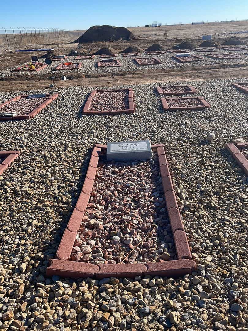 Jalal Belal Ismail's grave. Photo 2