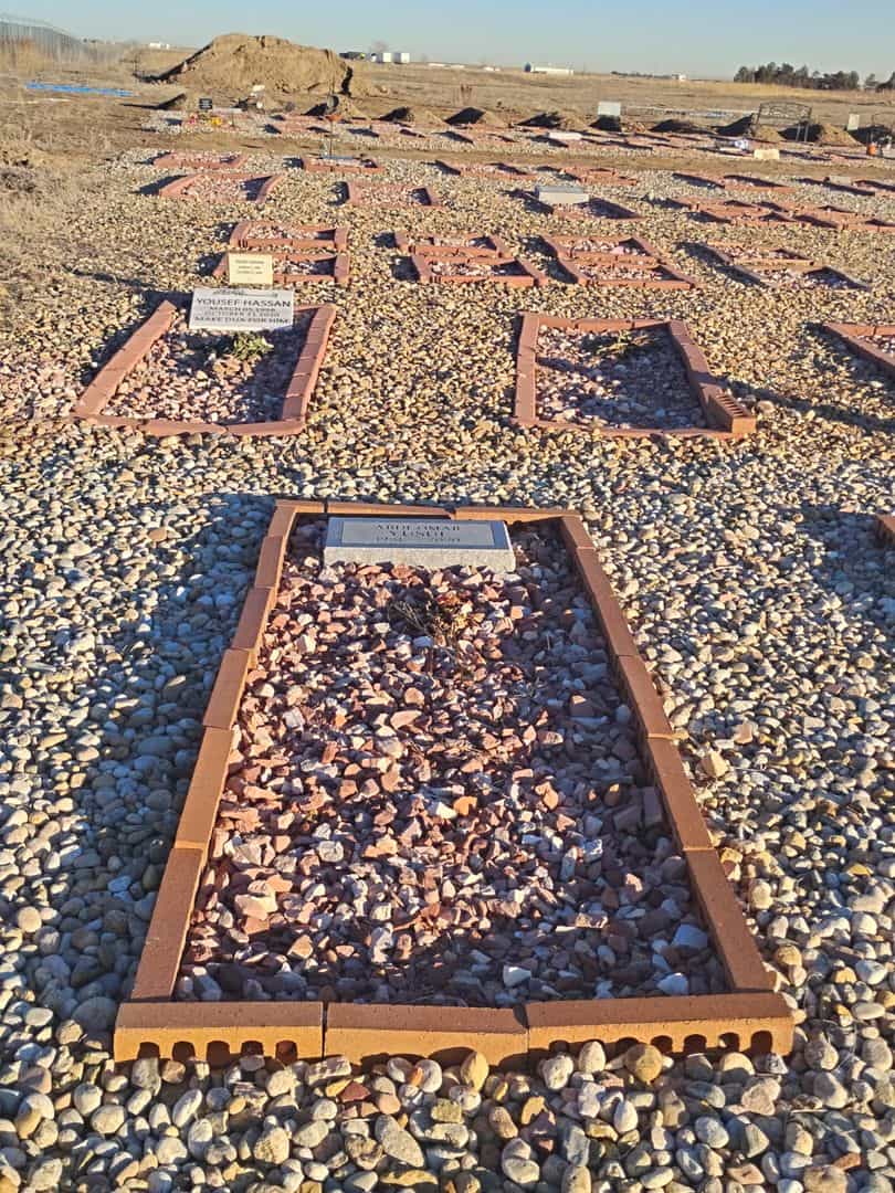Abdi Omar Yusuf's grave. Photo 2