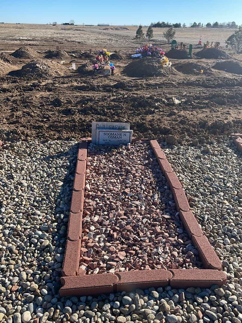 Soomane N. Osman's grave. Photo 2