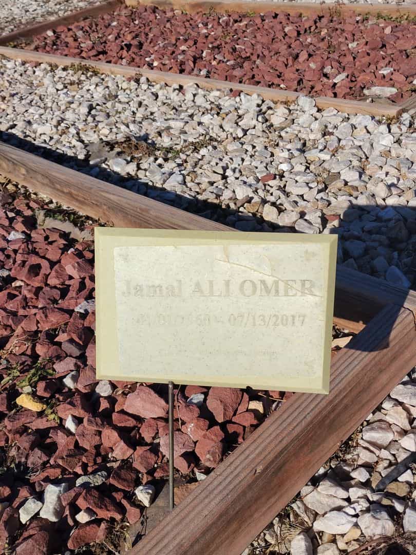 Jamal Ali Omer's grave. Photo 1