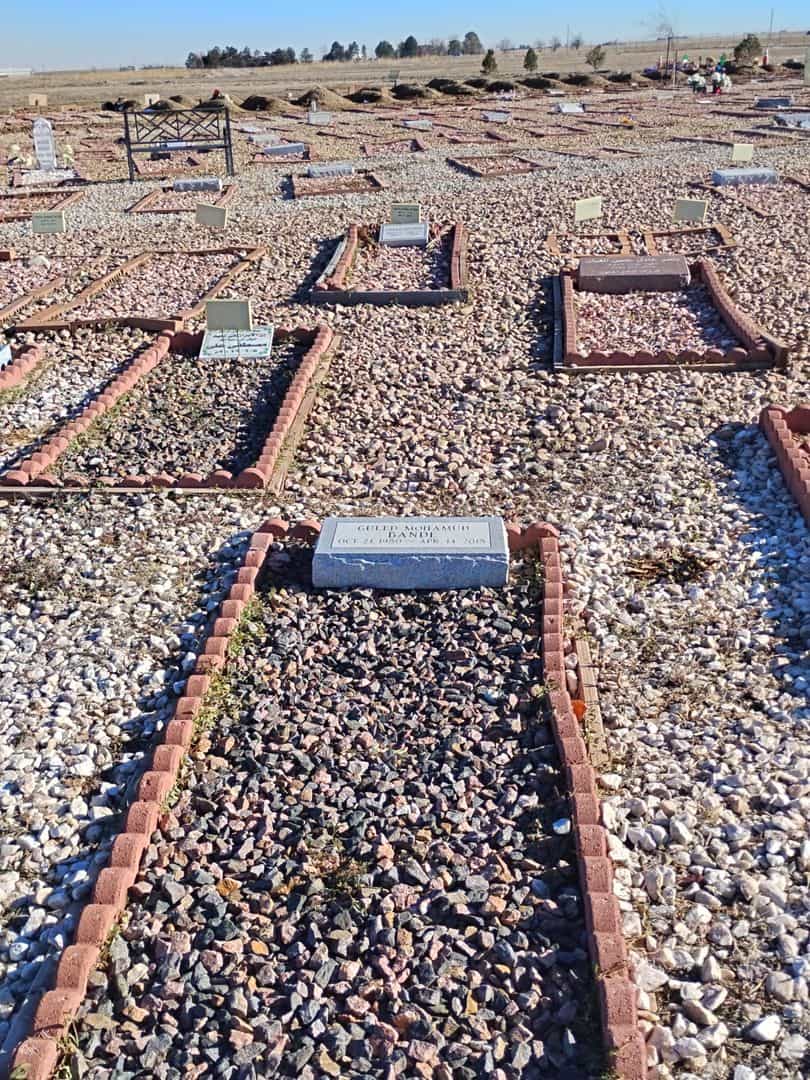Guled Mohamud Bande's grave. Photo 2