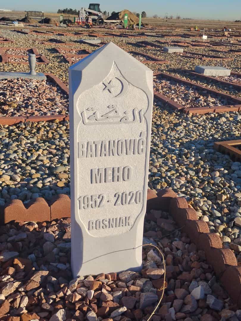 Batanovic Meho's grave. Photo 1