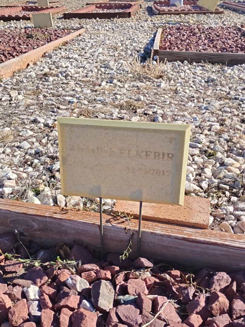 Abdallah Elkebir's grave. Photo 1