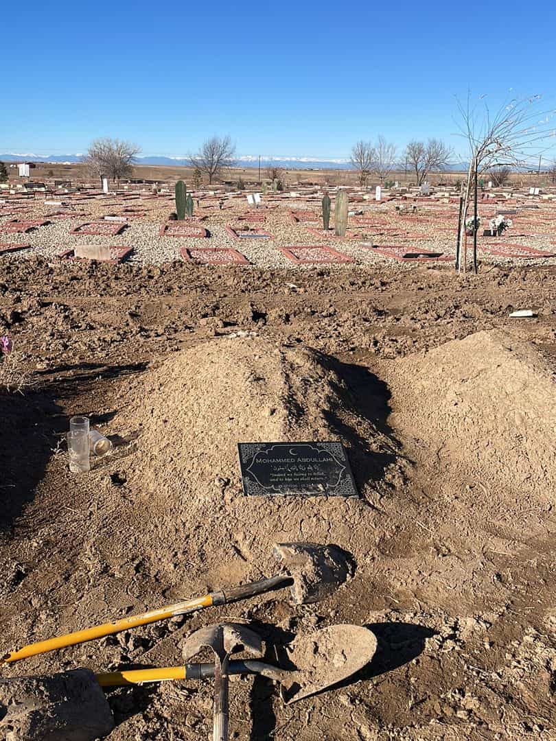 Mohammed Abdullahi's grave. Photo 2