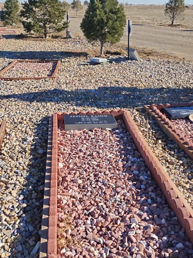 Feyssel Kassim's grave. Photo 2