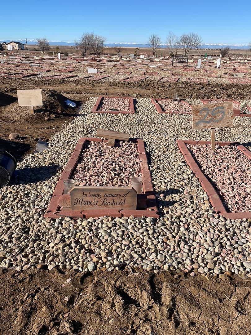 Muneir Rasheid's grave. Photo 2