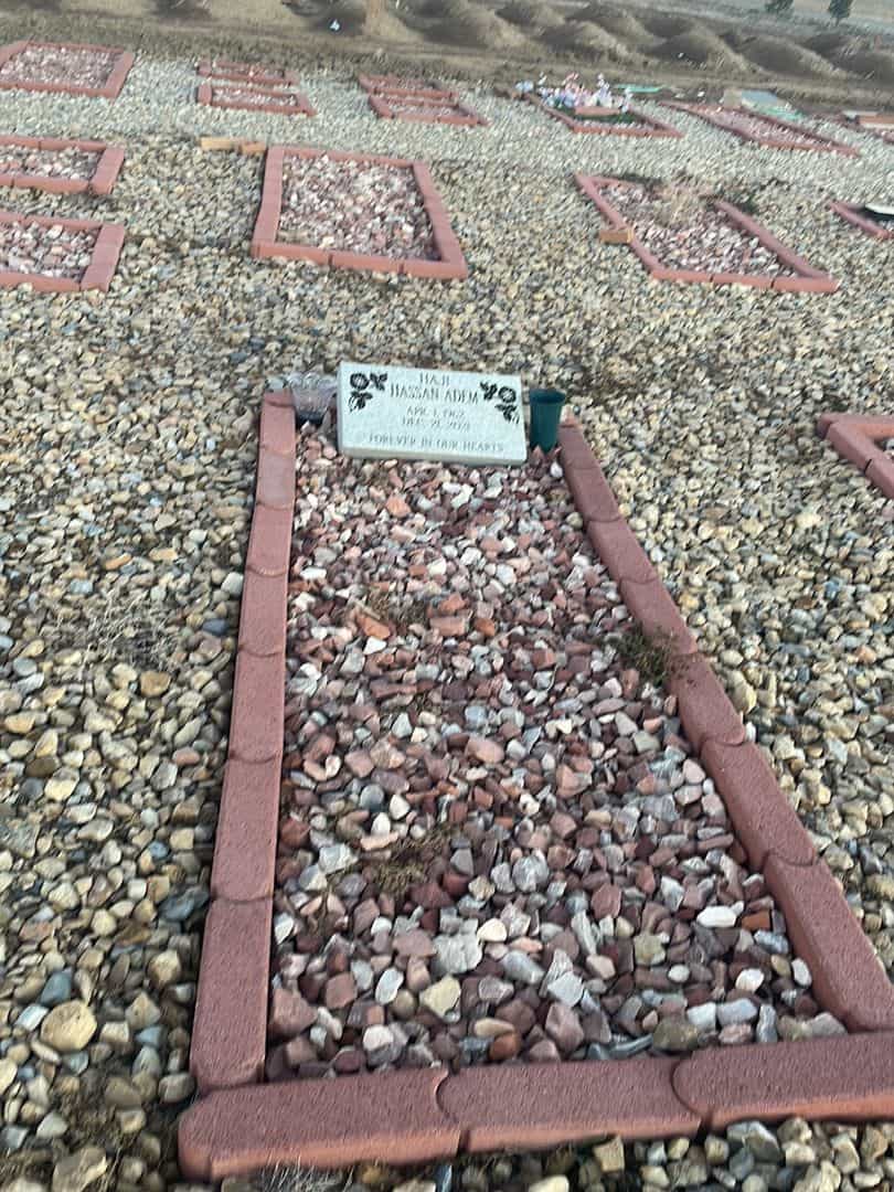 Haji Hassan Adem's grave. Photo 2