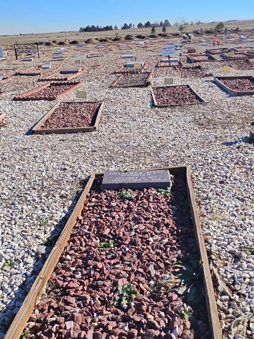 Gulsamah Binti Isaqmiah's grave. Photo 2