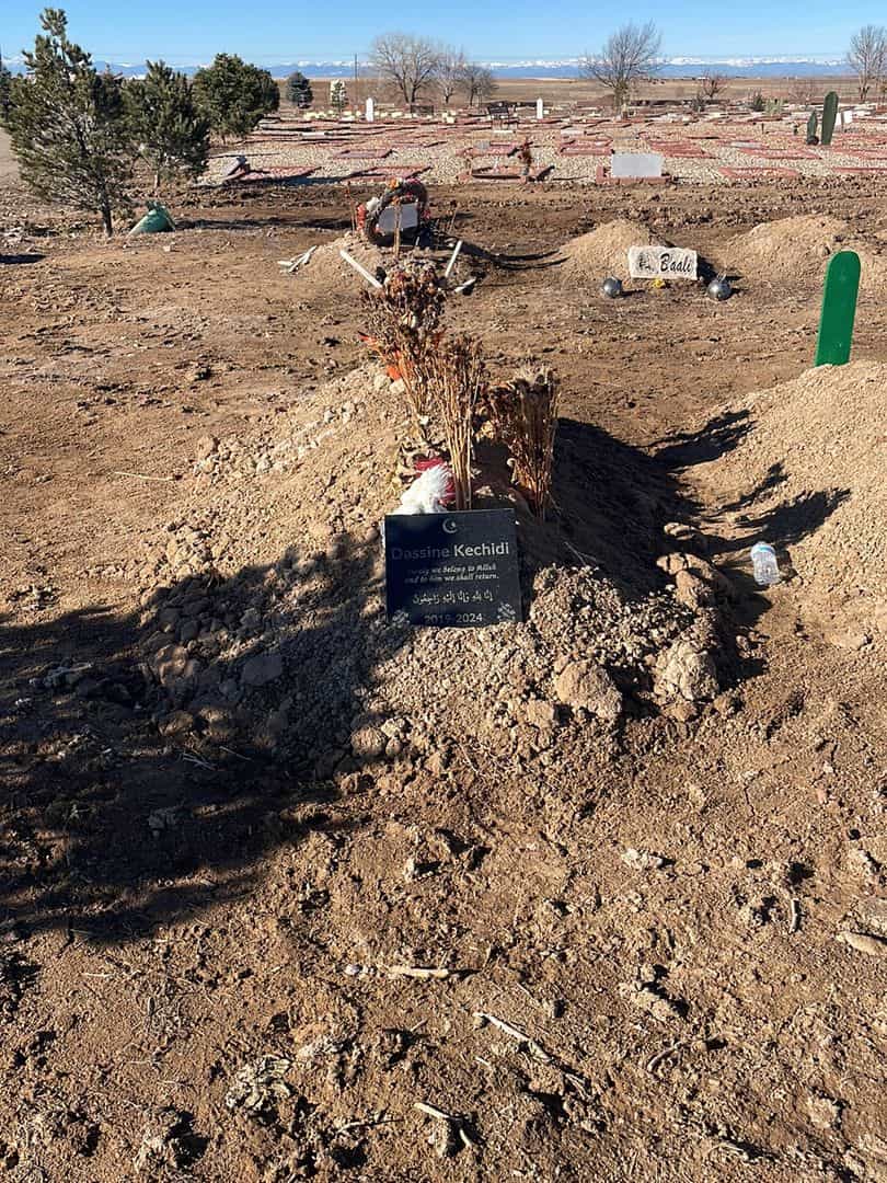 Dassine Kechidi's grave. Photo 2