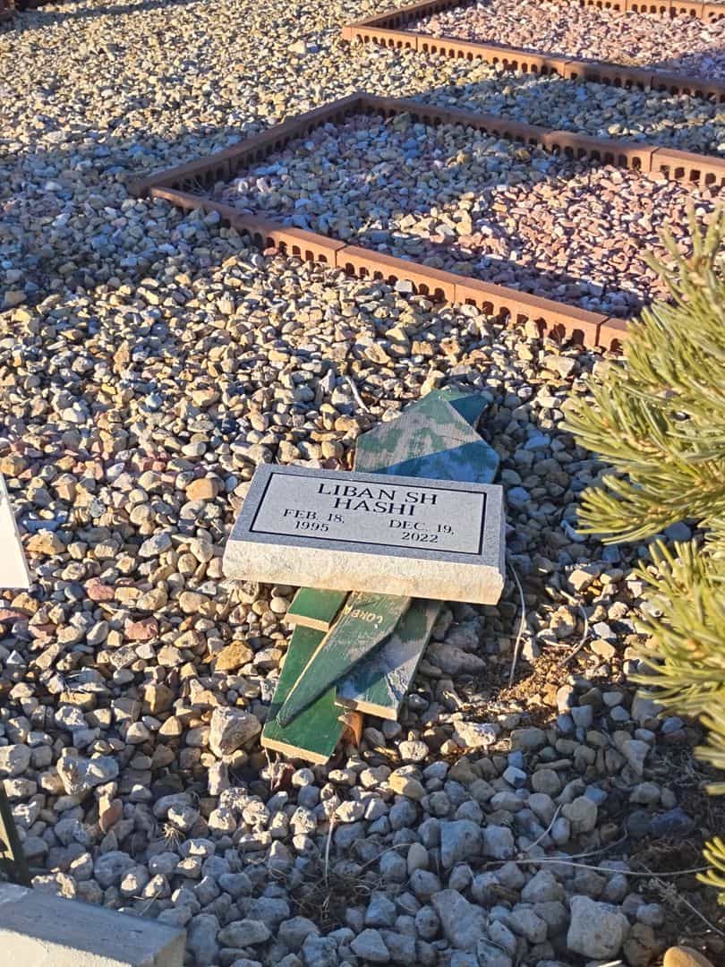 Liban Sh Hashi's grave. Photo 2