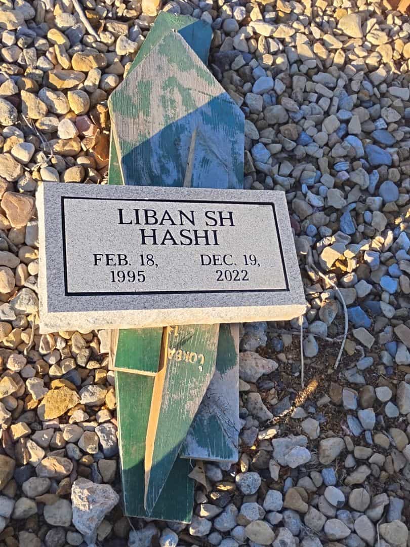 Liban Sh Hashi's grave. Photo 1