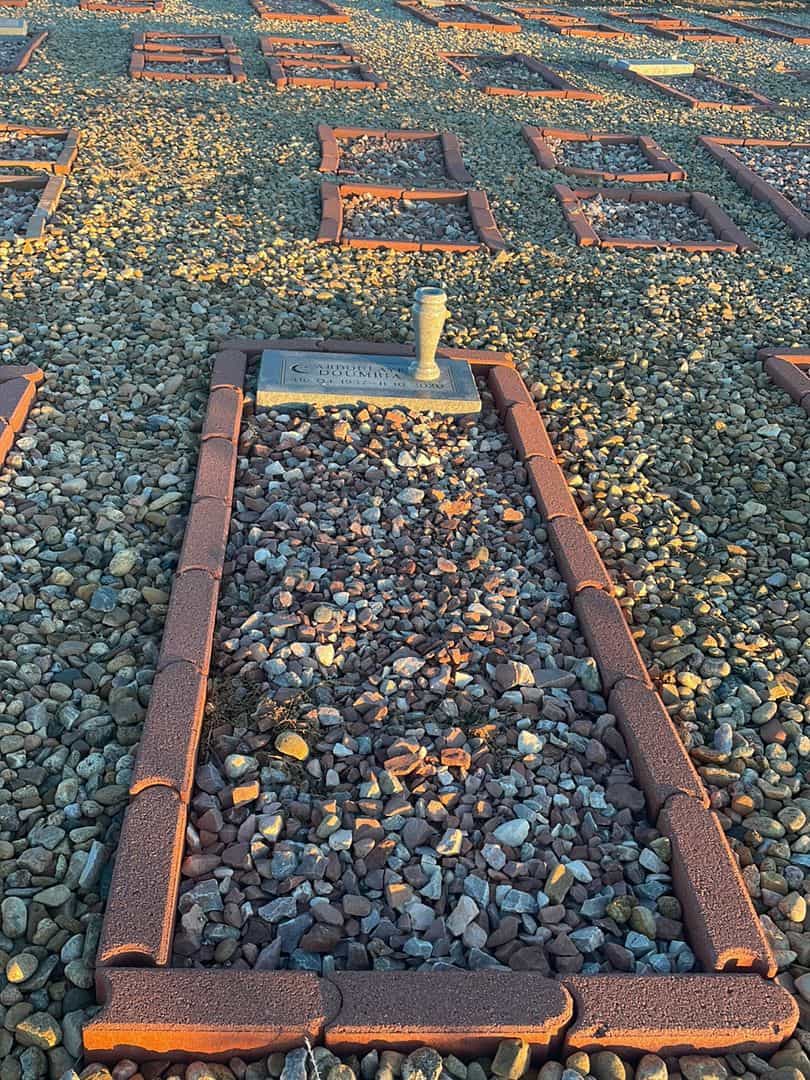 Abdoulaye Doumbia's grave. Photo 2
