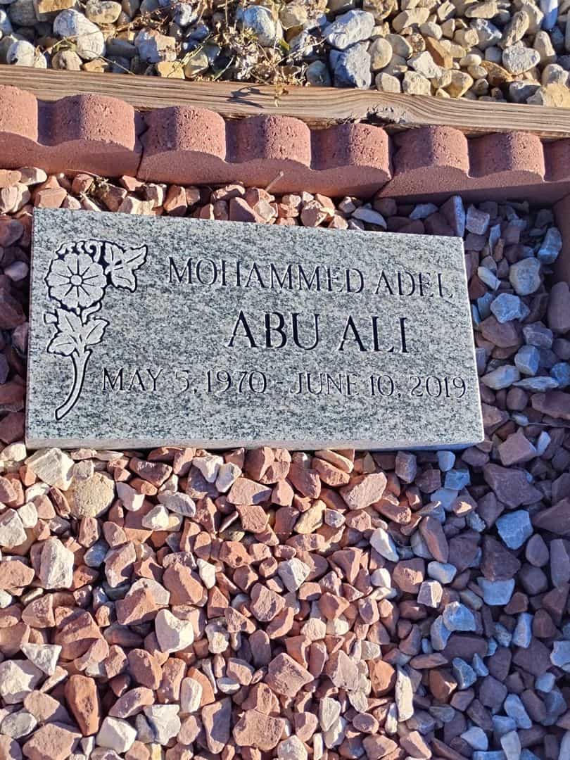 Mohammed Adel Abu Ali's grave. Photo 1