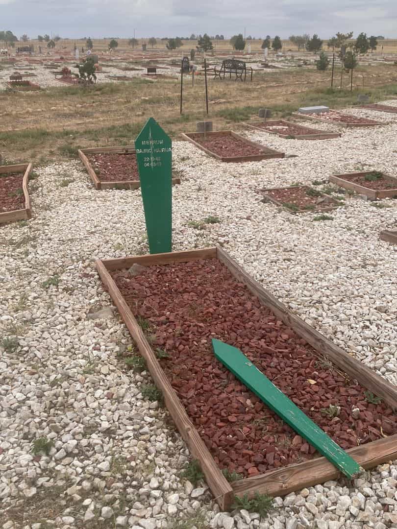Mehrum Bajric Hajrija's grave. Photo 2