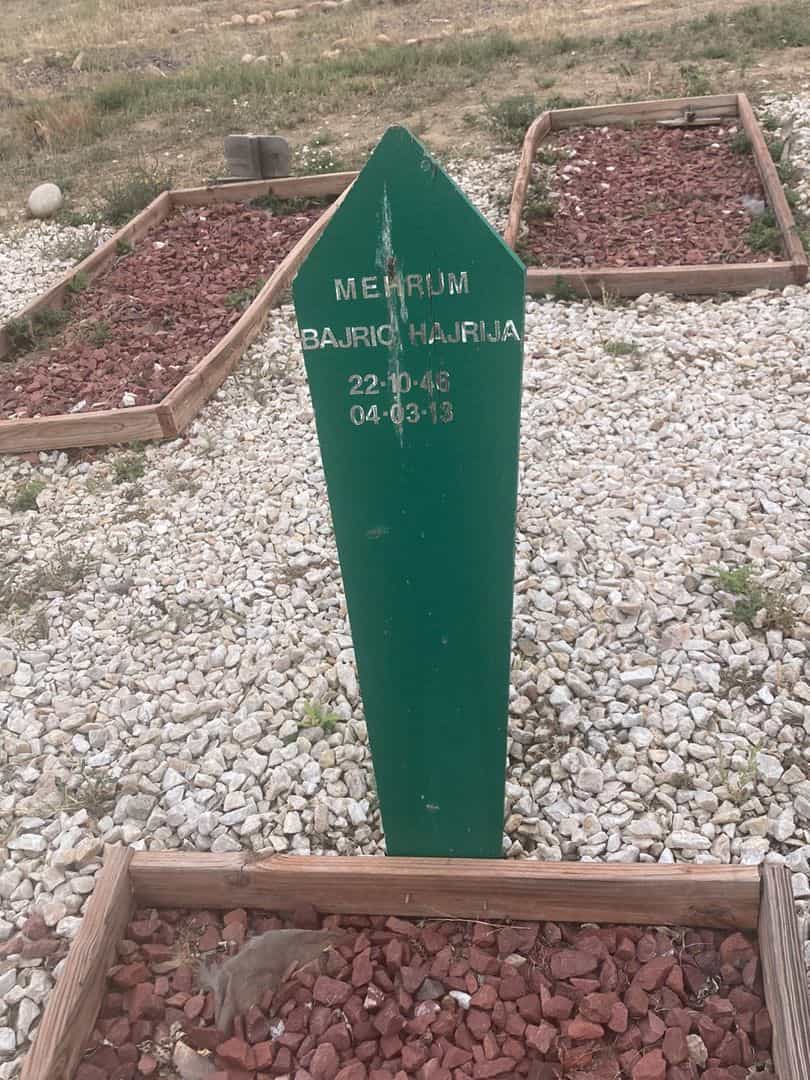 Mehrum Bajric Hajrija's grave. Photo 1