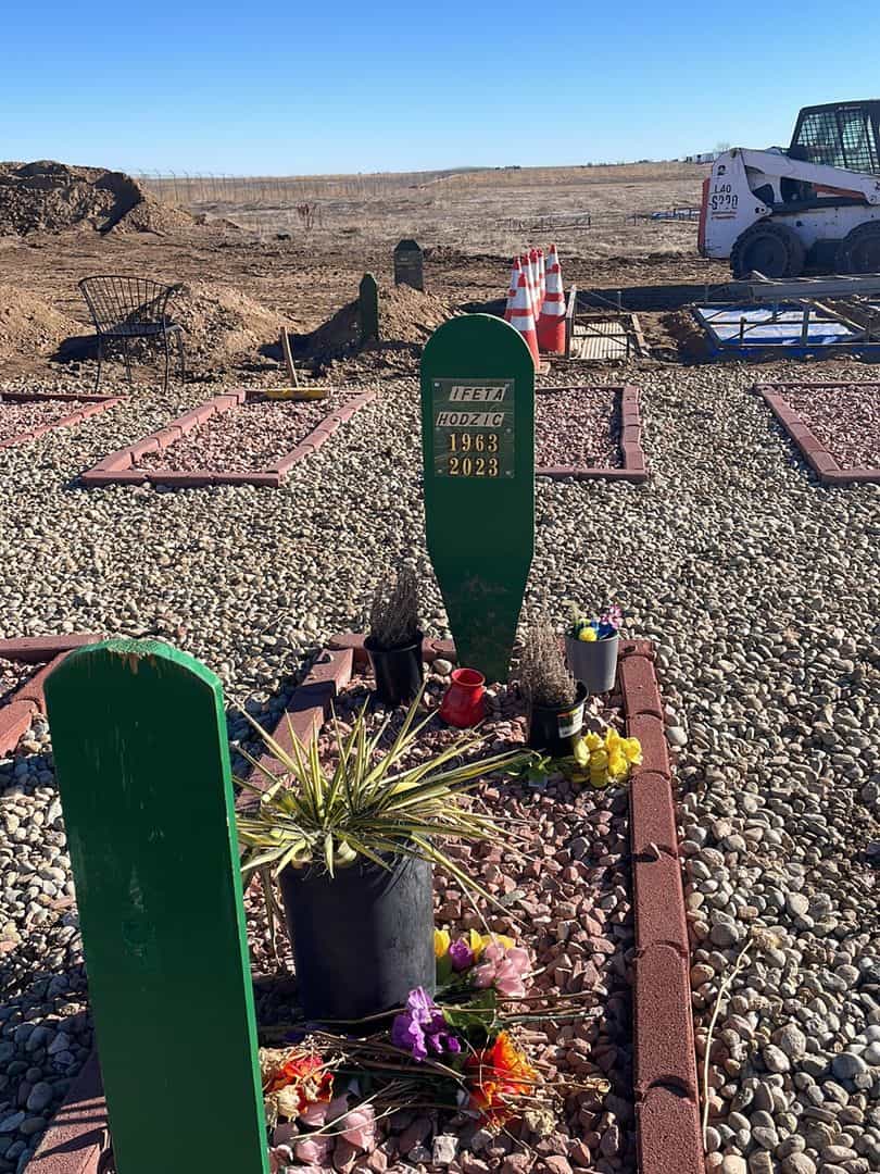 Ifeta Hodzic's grave. Photo 2