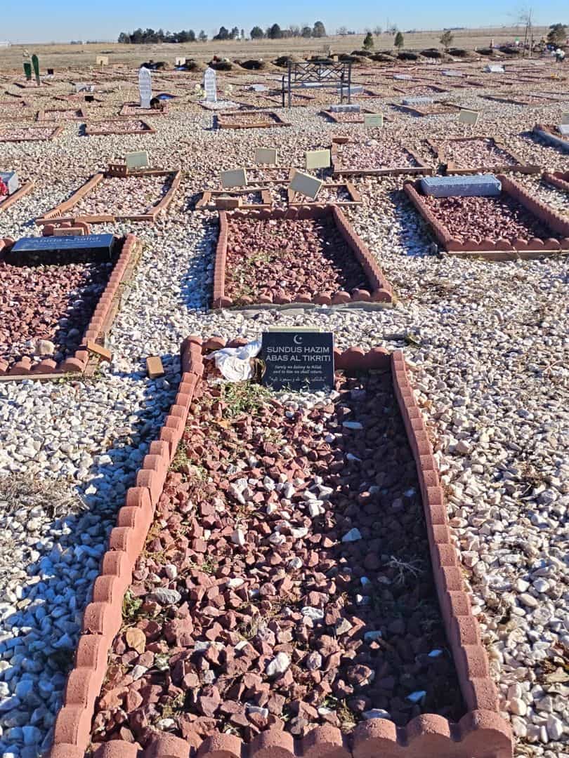Sundus Hazim Abas Al Tikriti's grave. Photo 2