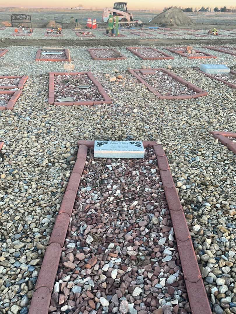 Syed Hasan Iqbal Zaidi's grave. Photo 2