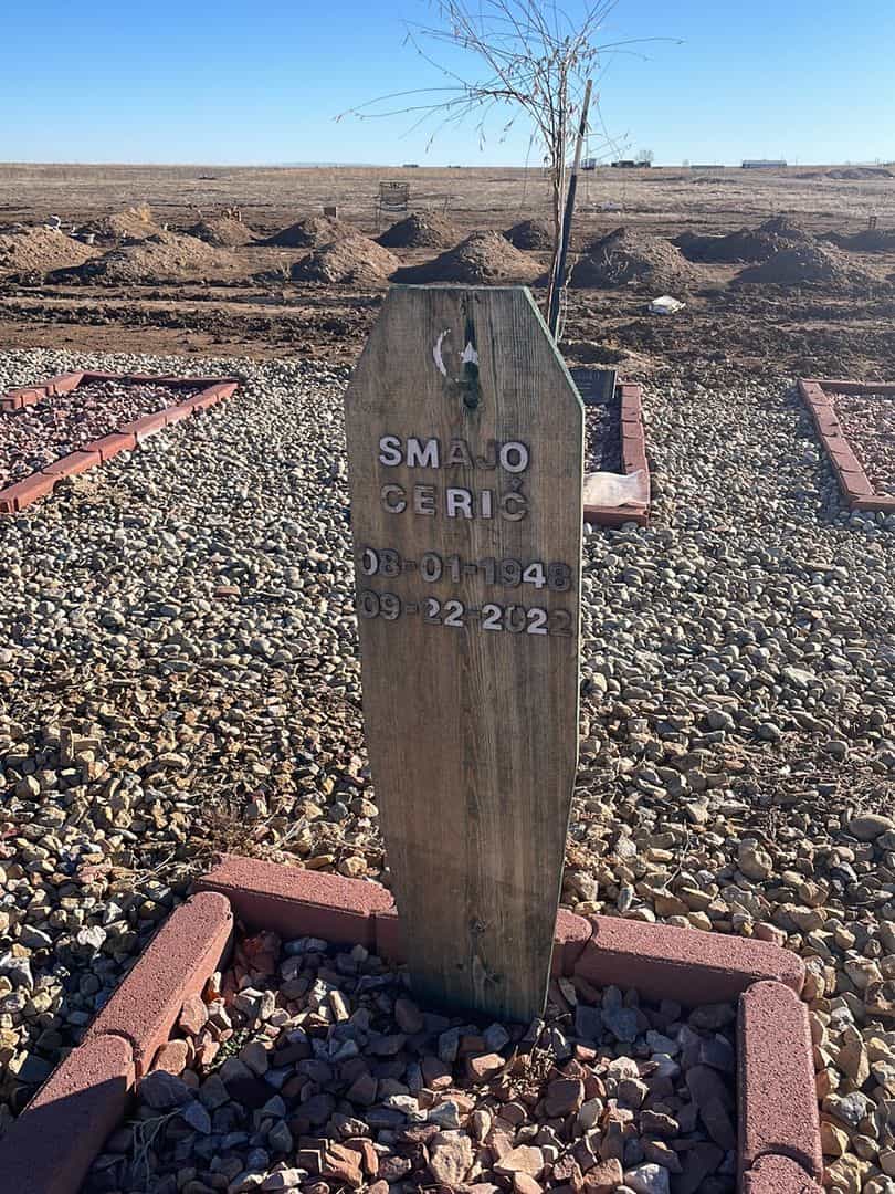 Smajo Ceric's grave. Photo 1