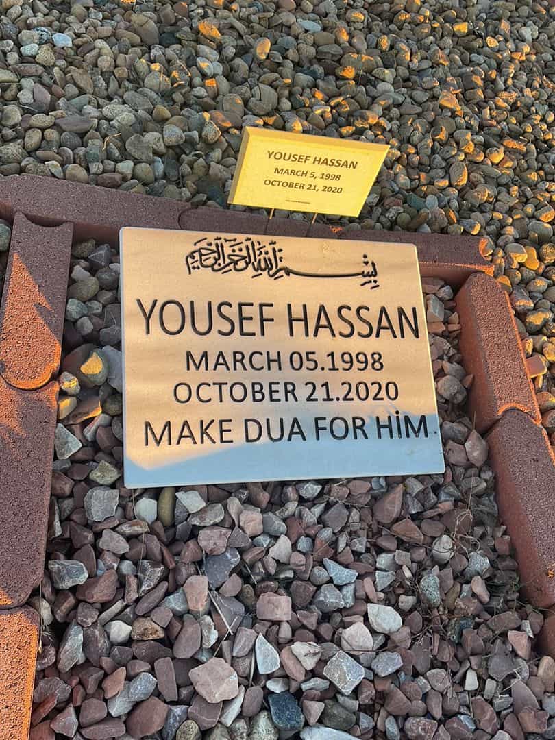 Yousef Hassan's grave. Photo 1
