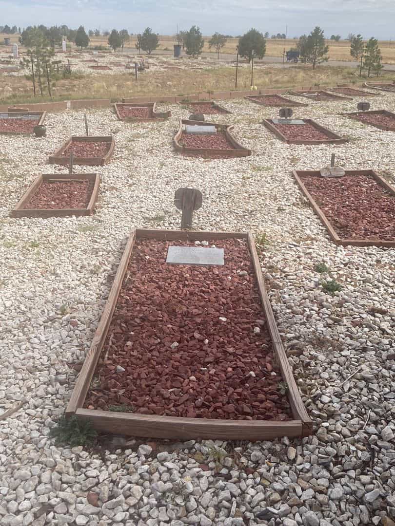 Idris Rhai Zeoi's grave. Photo 2