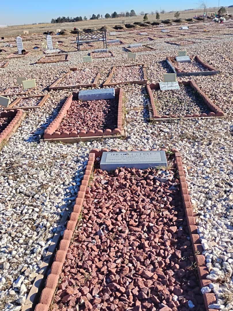Ibrahim Cerkez's grave. Photo 2