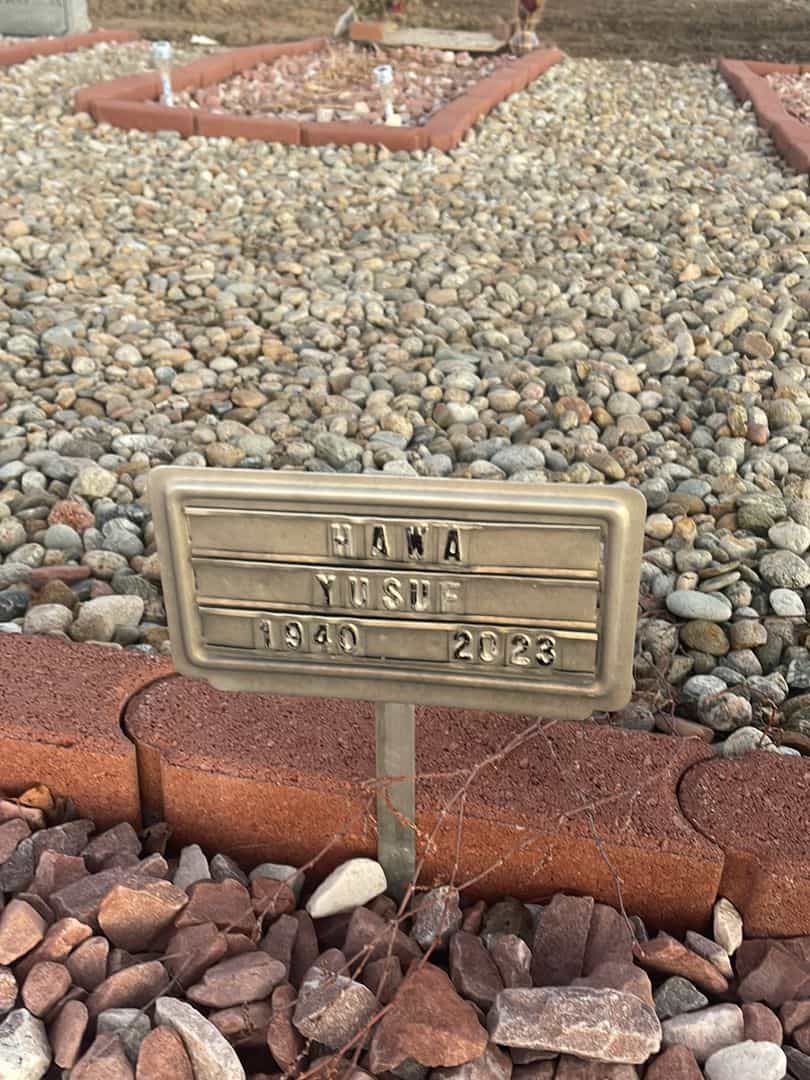 Hawa Yusuf's grave. Photo 1