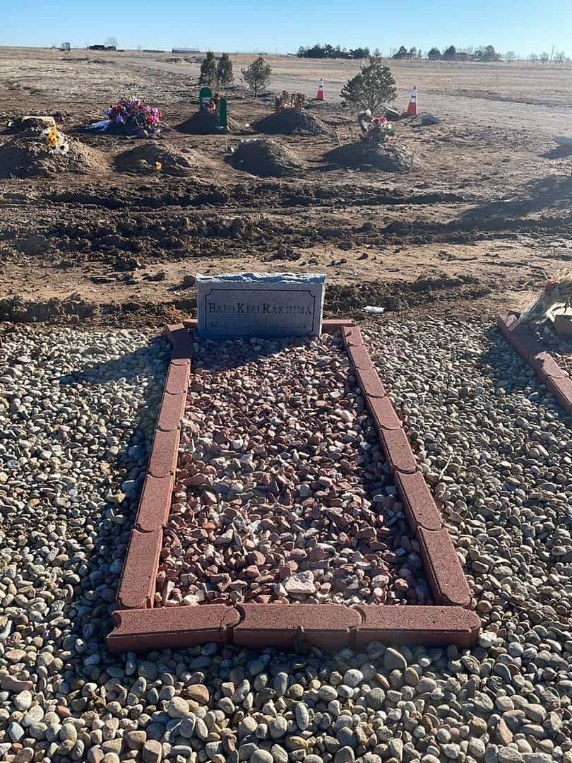 Bafo Kizi Rakhima's grave. Photo 2