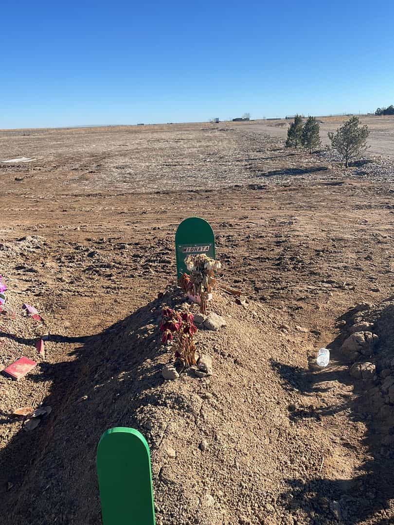 Midhata Lukac's grave. Photo 2