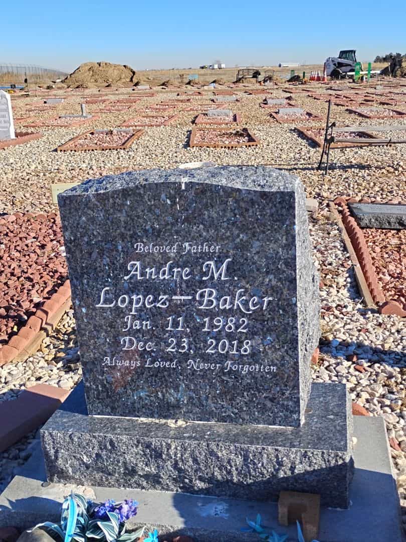 Andre M. Lopez-Baker's grave. Photo 1