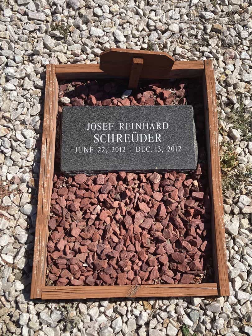 Josef Reinhard Schreuder's grave. Photo 1
