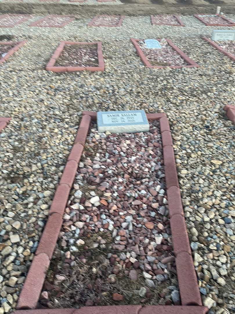Samir Sallam's grave. Photo 2