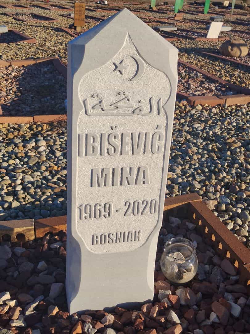 Ibisevic Mina's grave. Photo 1
